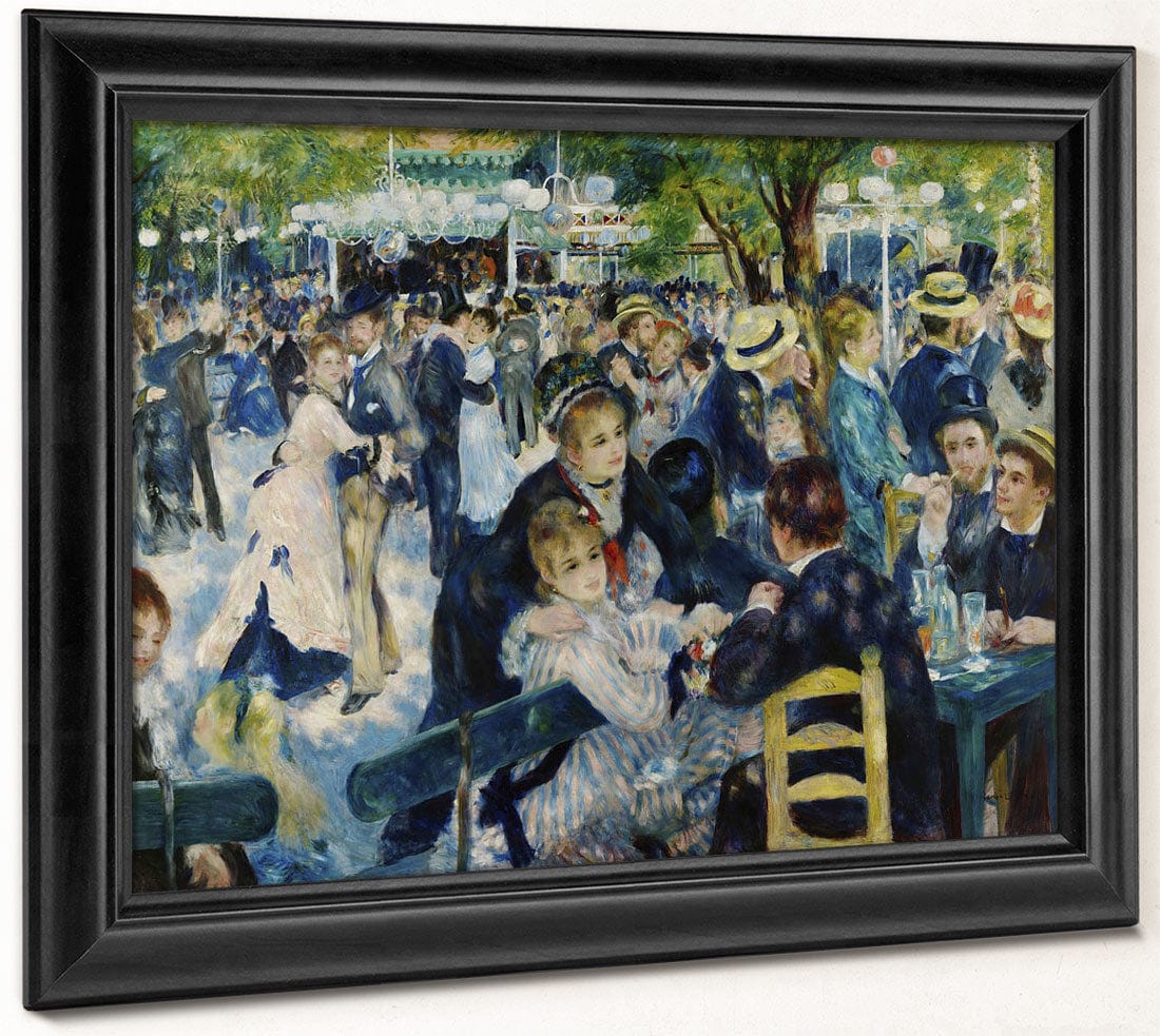 Dance At Le Moulin De La Galette 1 By Pierre Auguste Renoir - Image 8