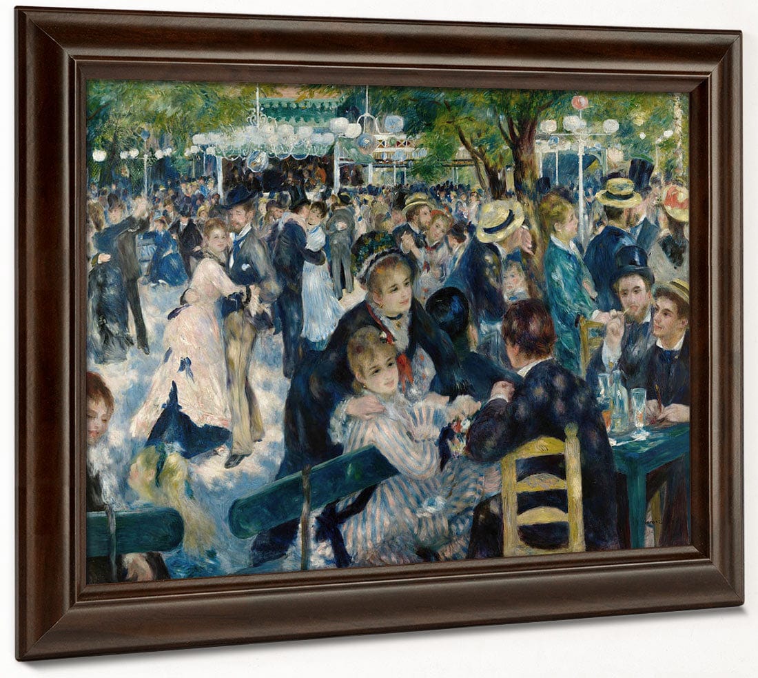 Dance At Le Moulin De La Galette 2 By Pierre Auguste Renoir - Image 6
