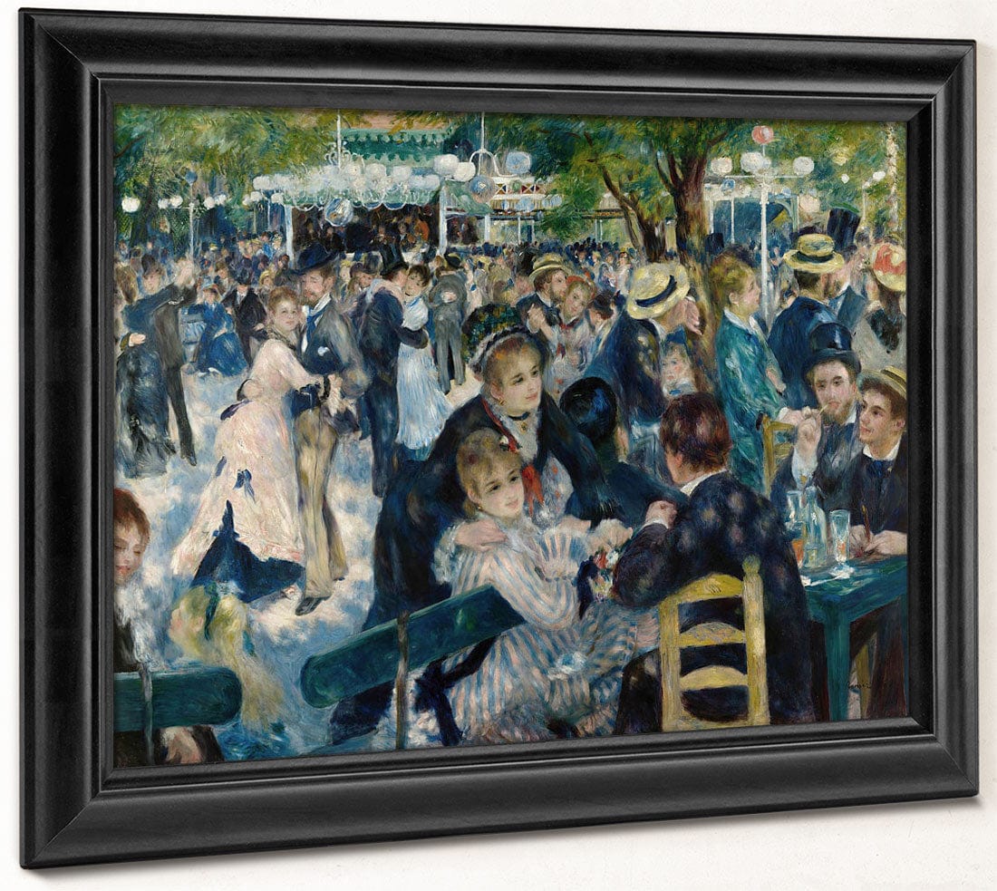 Dance At Le Moulin De La Galette 2 By Pierre Auguste Renoir - Image 8