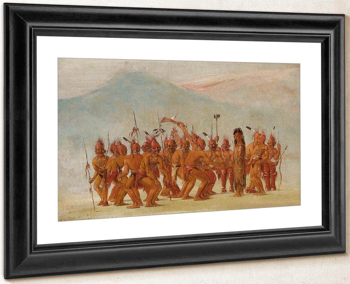 Dance To The Berdash By George Catlin - Image 2