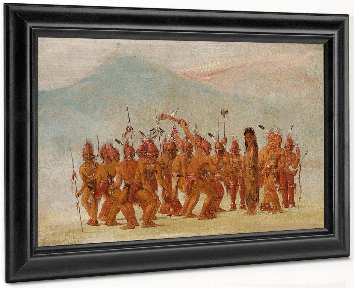 Dance To The Berdash By George Catlin - Image 6