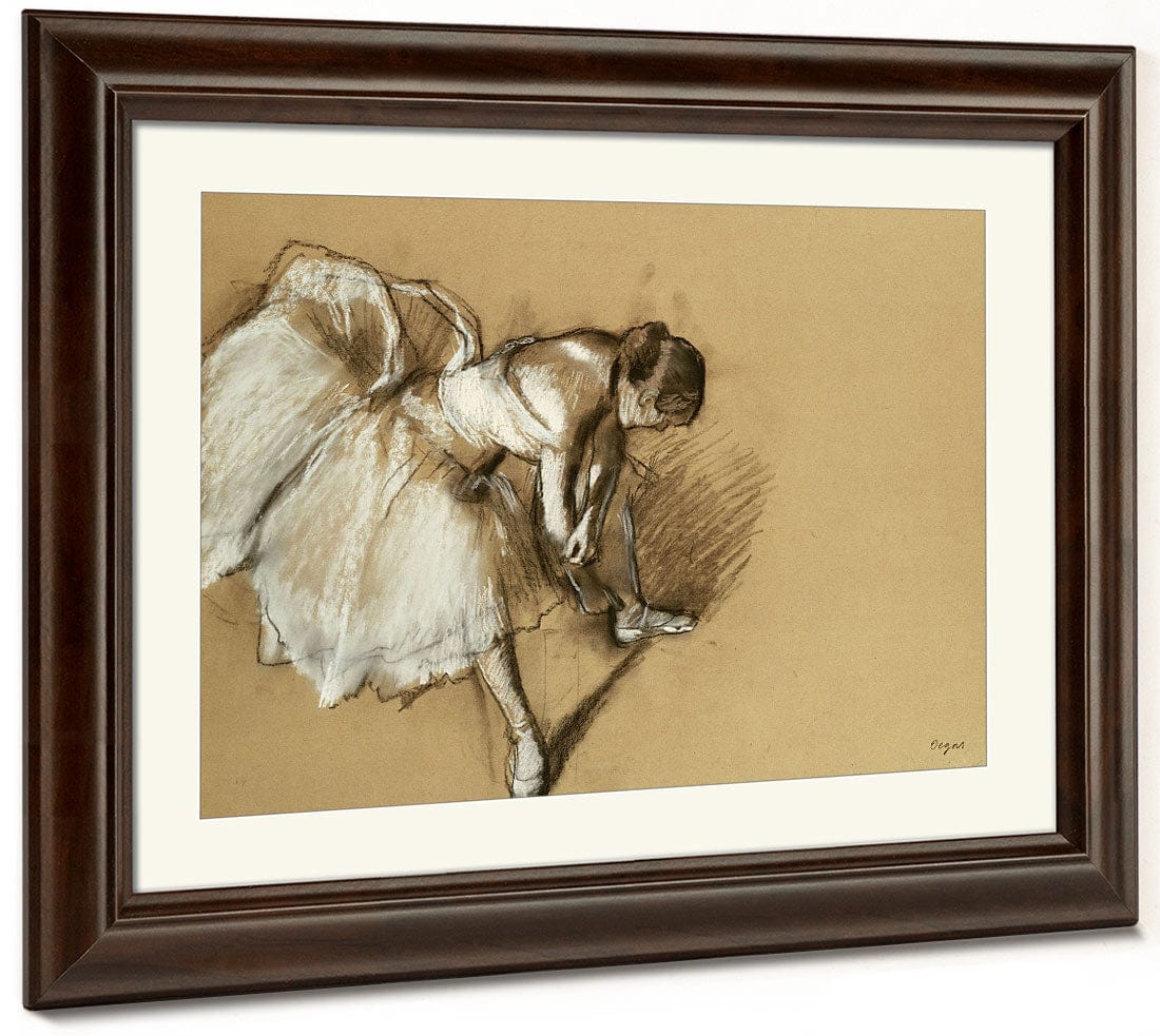 Dancer Adjusting Her Shoe By Edgar Degas - Image 5
