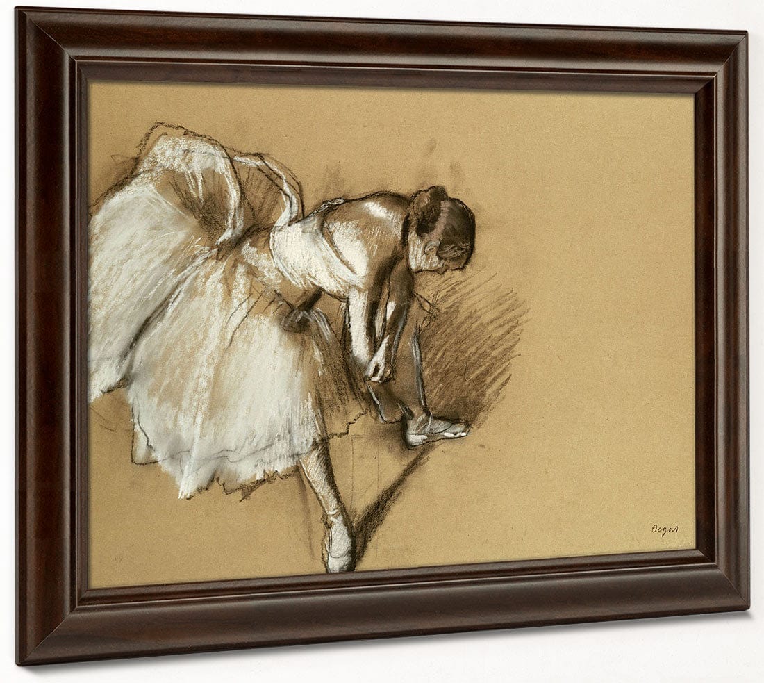 Dancer Adjusting Her Shoe By Edgar Degas - Image 6