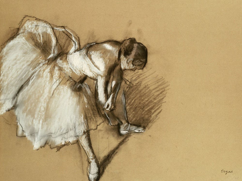 Dancer Adjusting Her Shoe By Edgar Degas - Image 7