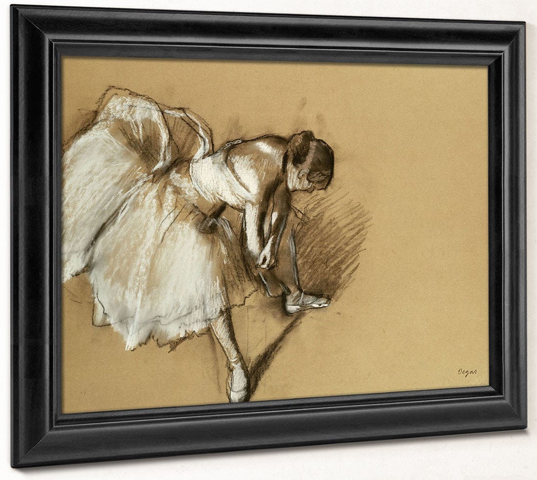 Dancer Adjusting Her Shoe By Edgar Degas - Image 8