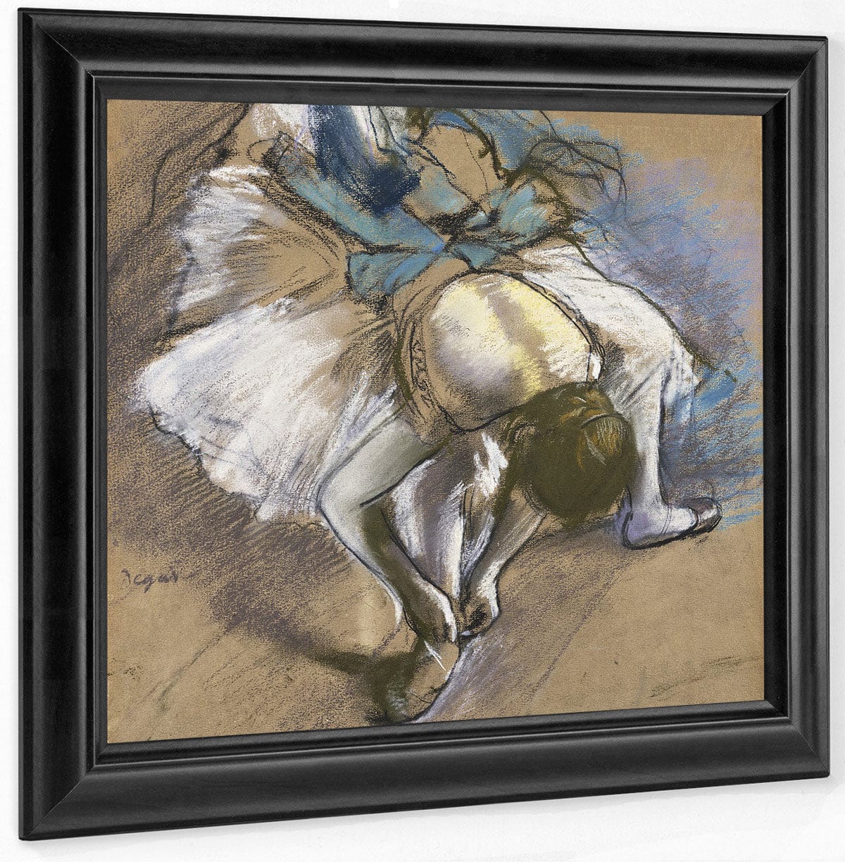 Dancer Putting On Her Shoes By Edgar Degas - Image 6