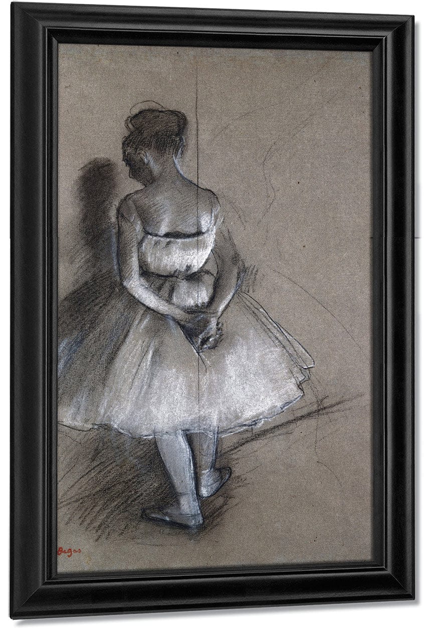 Dancer Standing, Her Hands Crossed Behind Her Back By Edgar Degas - Image 6