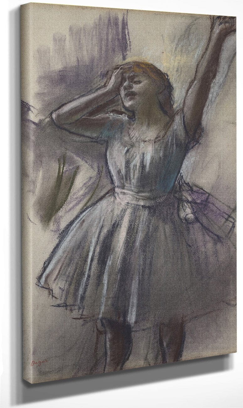 Dancer Stretching By Edgar Degas