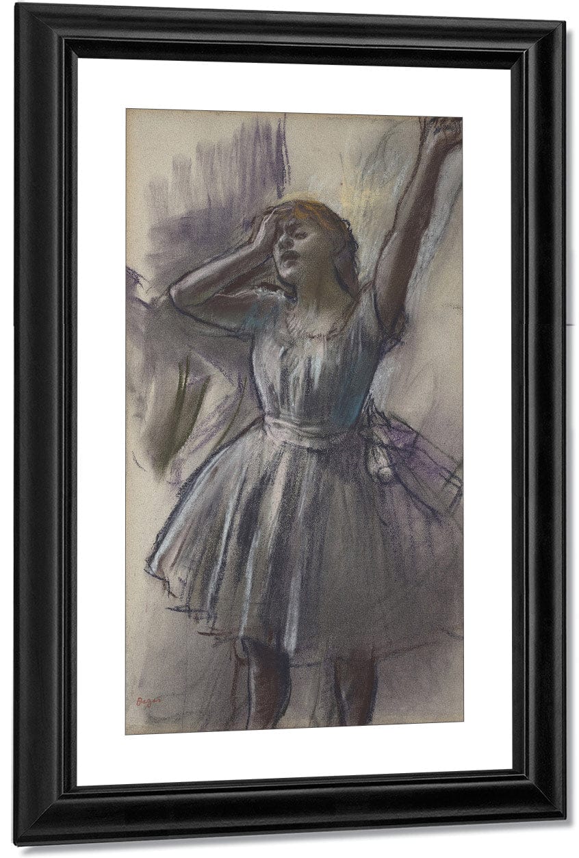 Dancer Stretching By Edgar Degas - Image 3