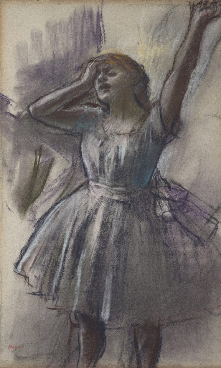 Dancer Stretching By Edgar Degas - Image 6