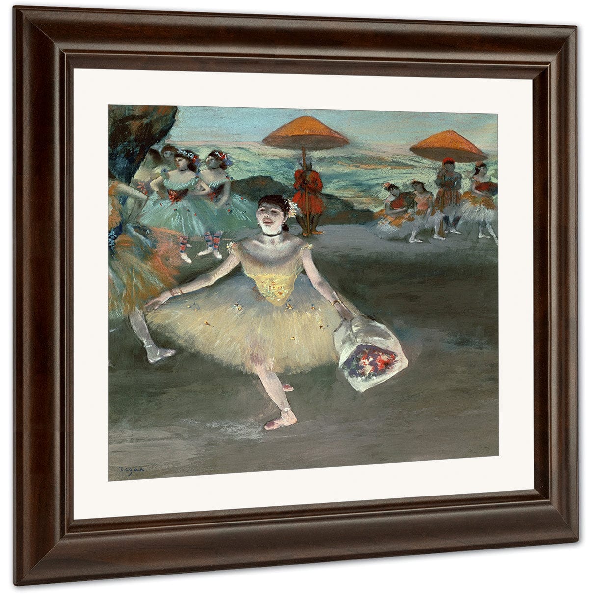 Dancer With Bouquet, Curtseying By Edgar Degas - Image 3