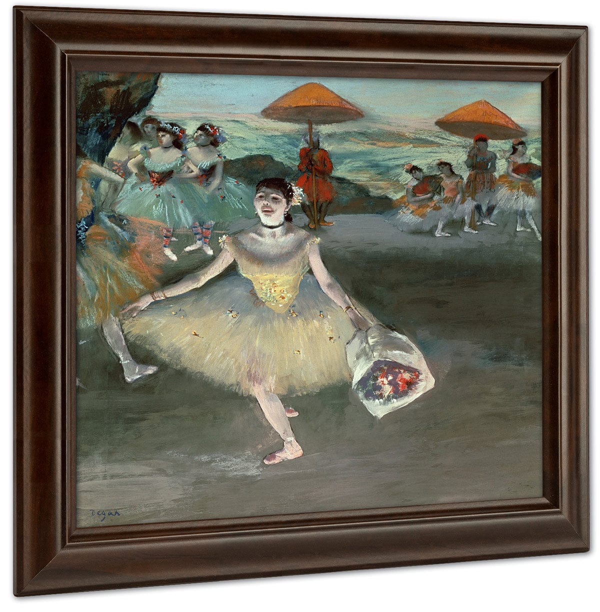 Dancer With Bouquet, Curtseying By Edgar Degas - Image 4