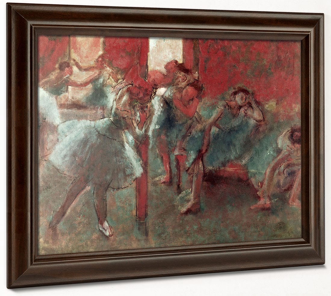 Dancers At Rehearsal 1 By Edgar Degas - Image 6