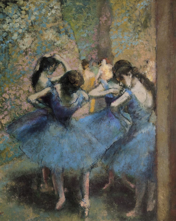 Dancers In Blue By Edgar Degas - Image 6