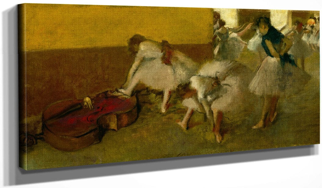Dancers In The Green Room By Edgar Degas - Image 3