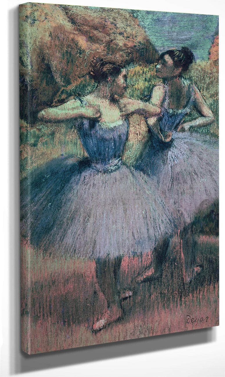 Dancers In Violet By Edgar Degas