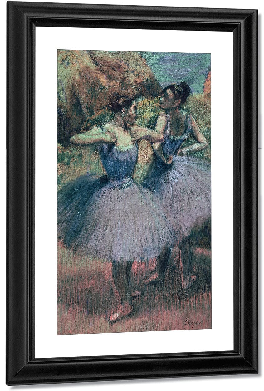 Dancers In Violet By Edgar Degas - Image 3