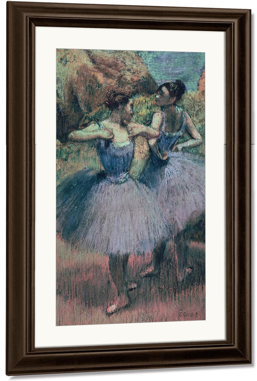 Dancers In Violet By Edgar Degas - Image 4