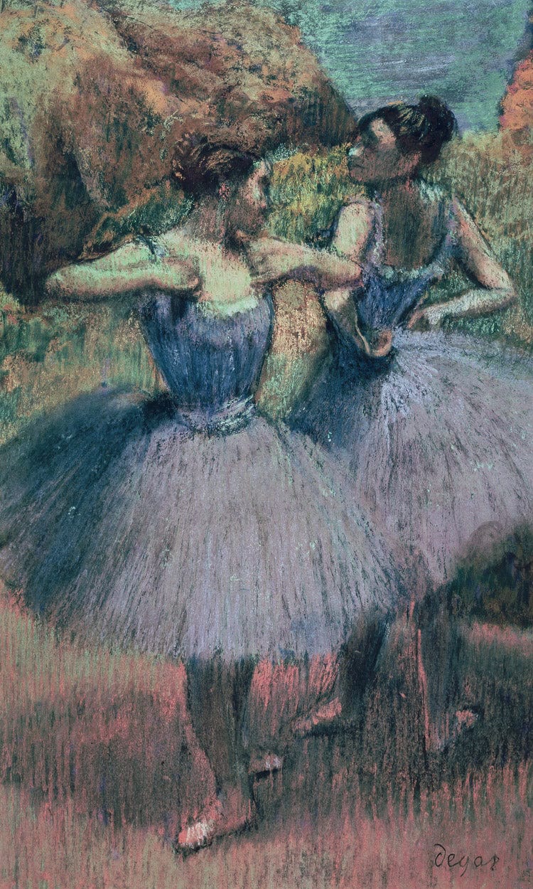 Dancers In Violet By Edgar Degas - Image 6