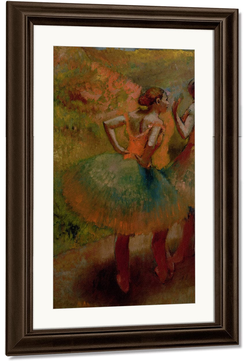 Dancers Wearing Green Skirts By Edgar Degas - Image 4