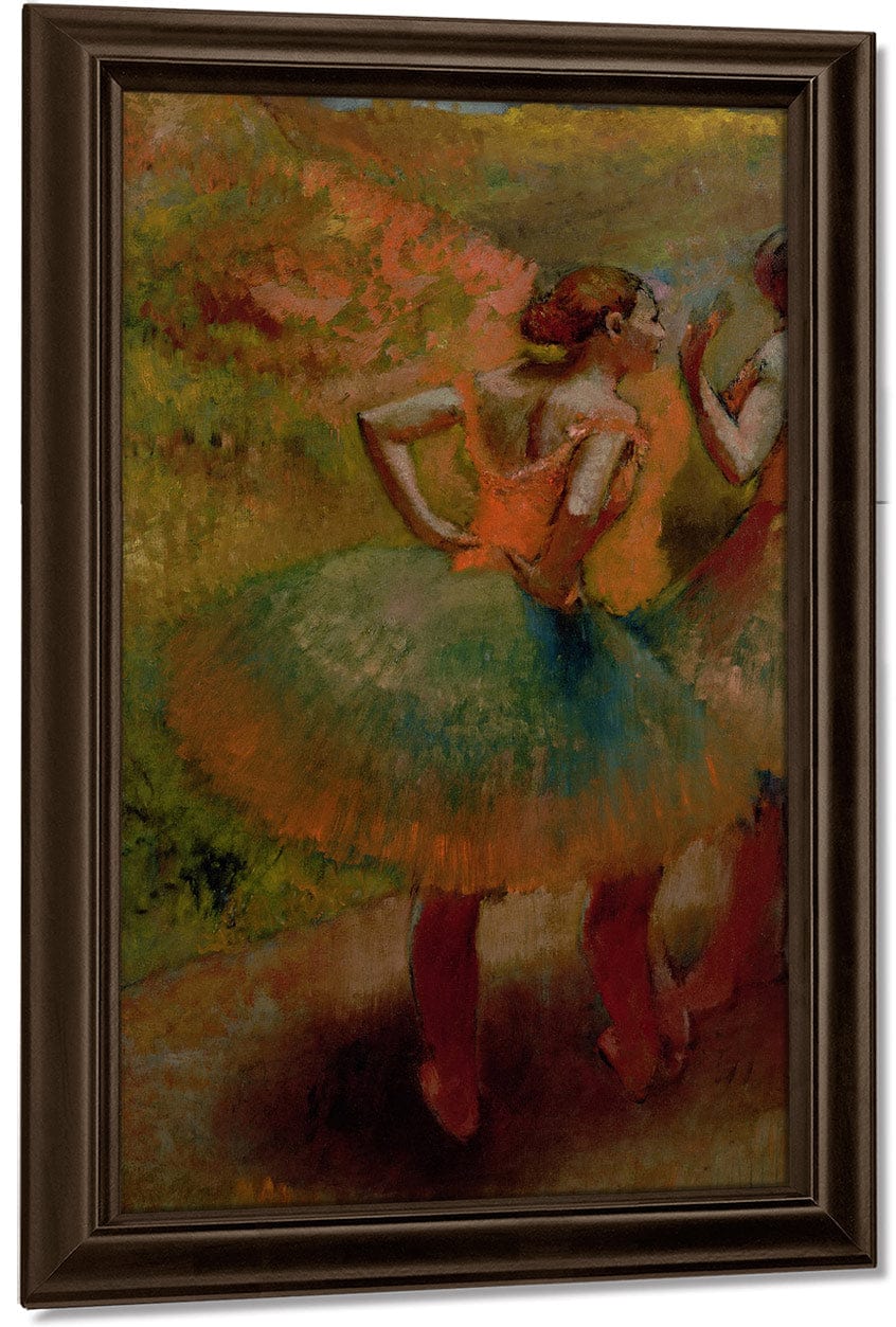 Dancers Wearing Green Skirts By Edgar Degas - Image 5