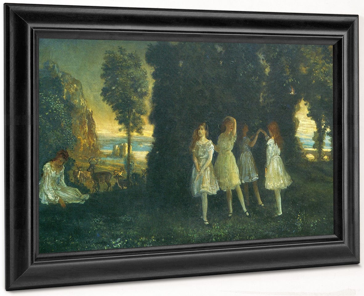 Dancing Children 1902 By Arthur B Davies - Image 8