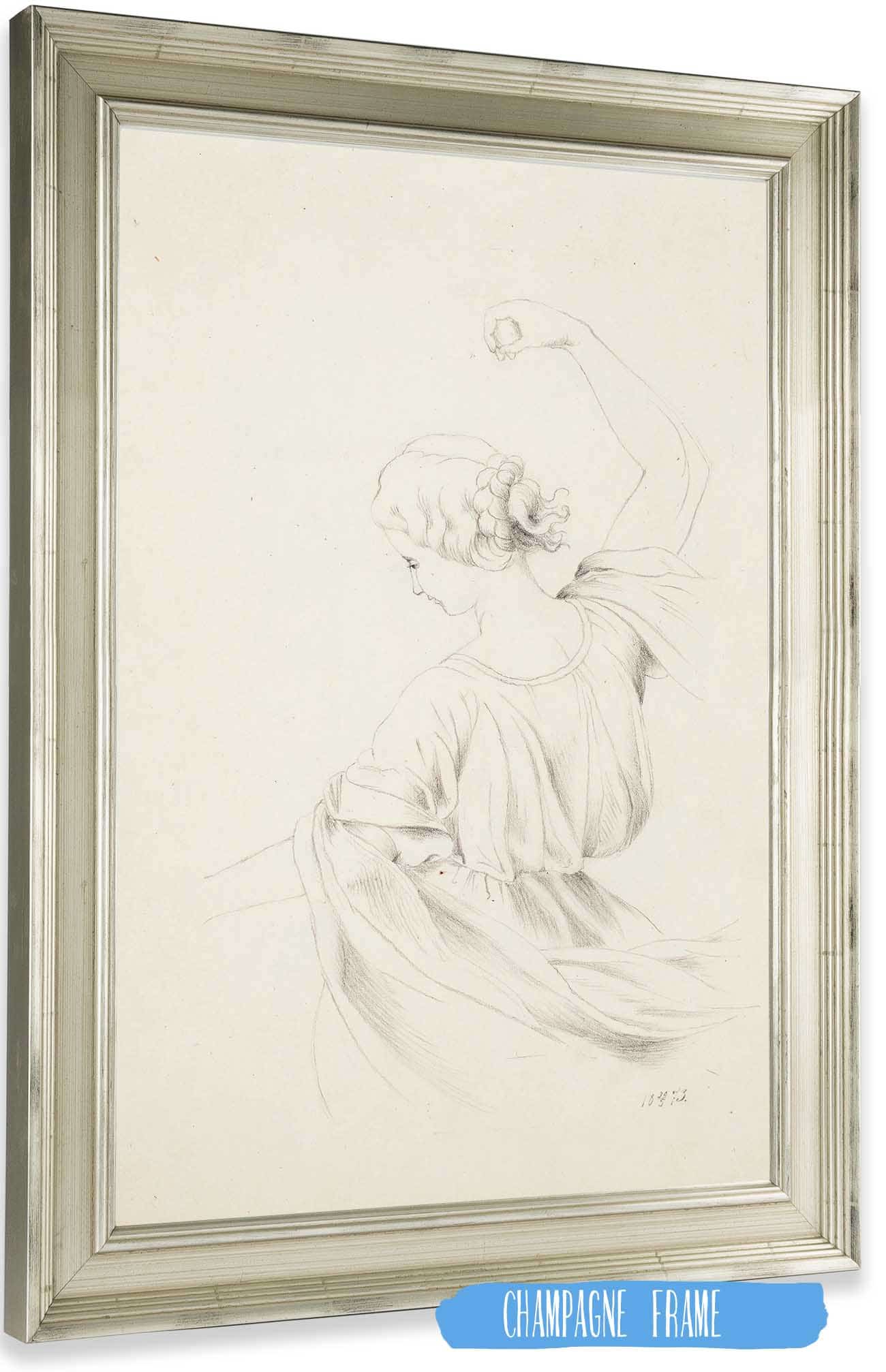 Dancing Girl Back by Helene Schjerfbeck