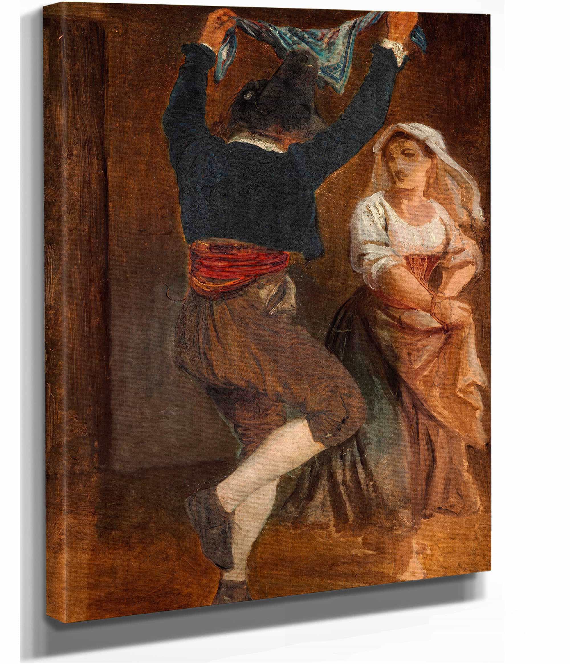 Dancing Italian by Wilhelm Marstrand - Image 2