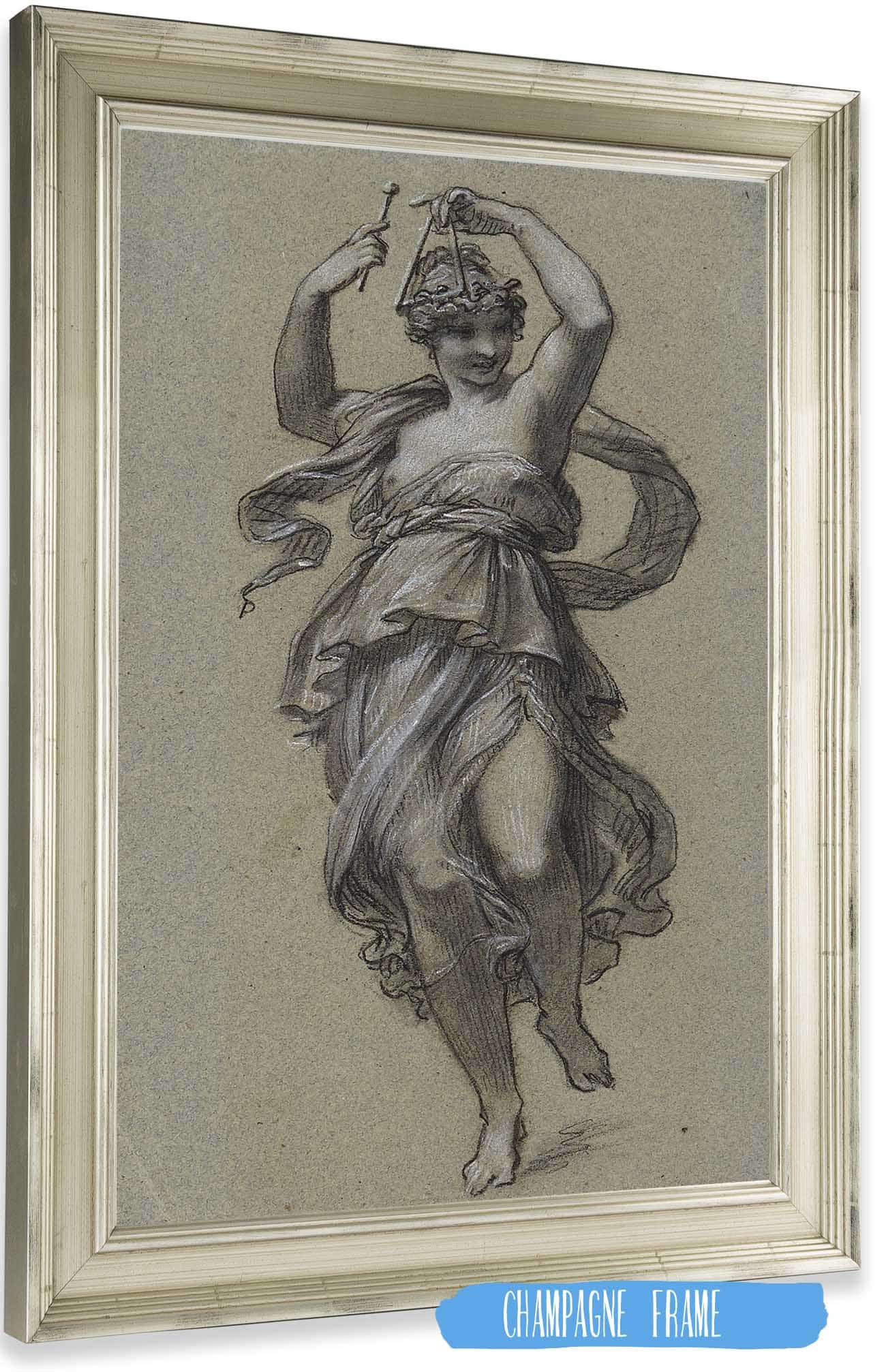 Danseuse Au Triangle by Pierre Paul Prudhon