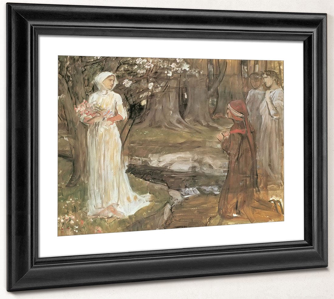 Dante And Beatrice By John Waterhouse - Image 4