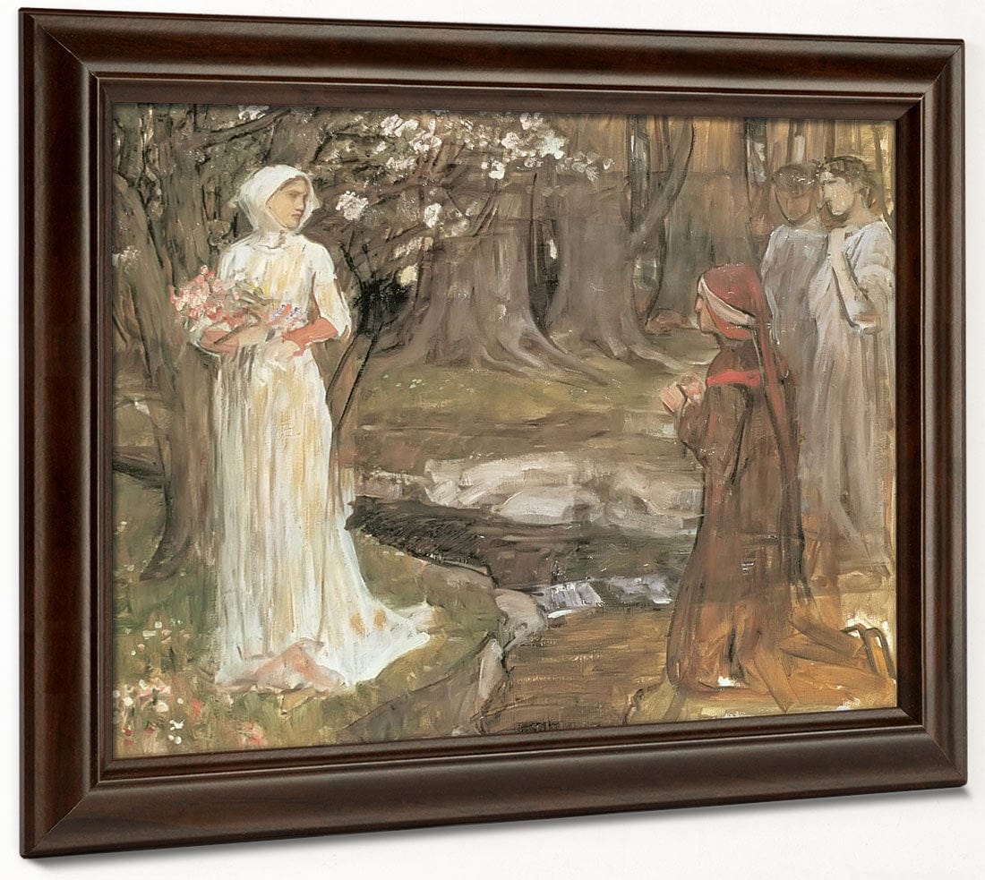 Dante And Beatrice By John Waterhouse - Image 6