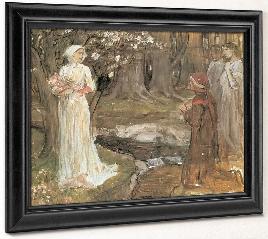 Dante And Beatrice By John Waterhouse - Image 8