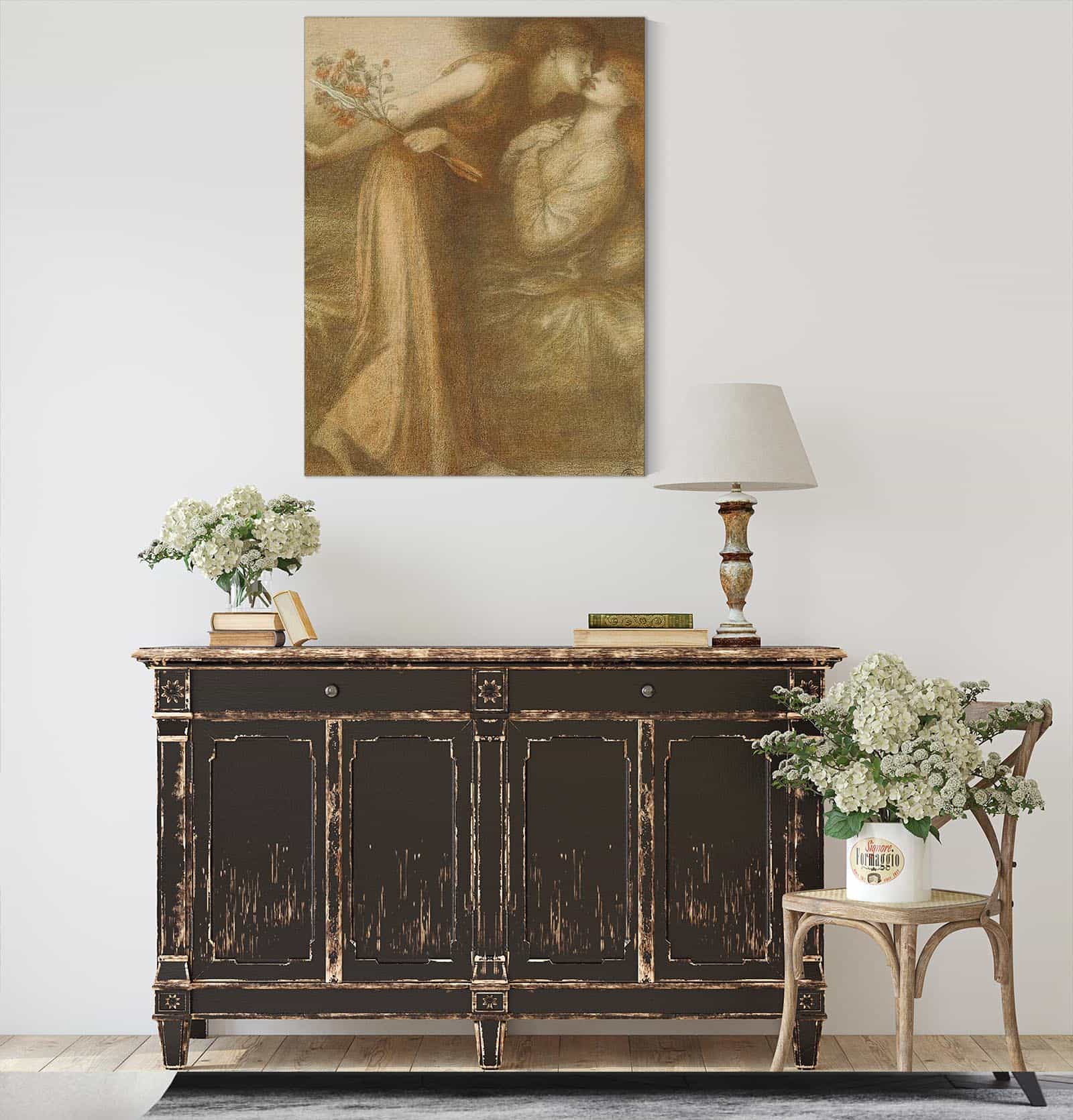 Dantes Dream Io Sono In Pace by Dante Gabriel Rossetti - Image 4