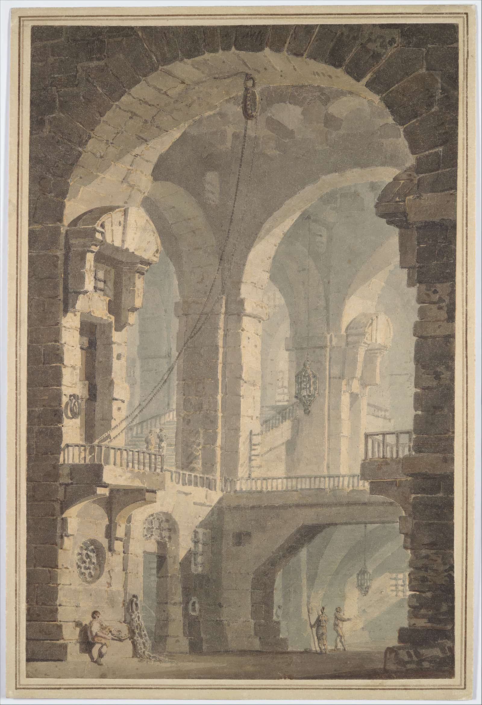 Dark Prison Carcere Oscura   by Joseph Mallord William Turner - Image 2