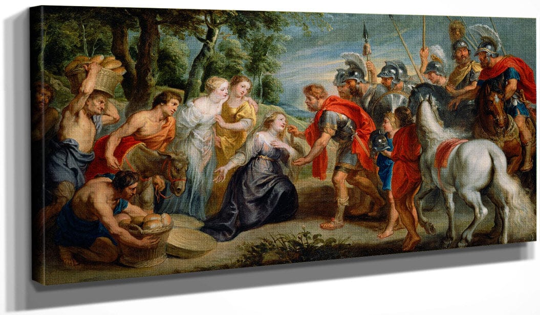 David Meeting Abigail By Peter Paul Rubens - Image 3