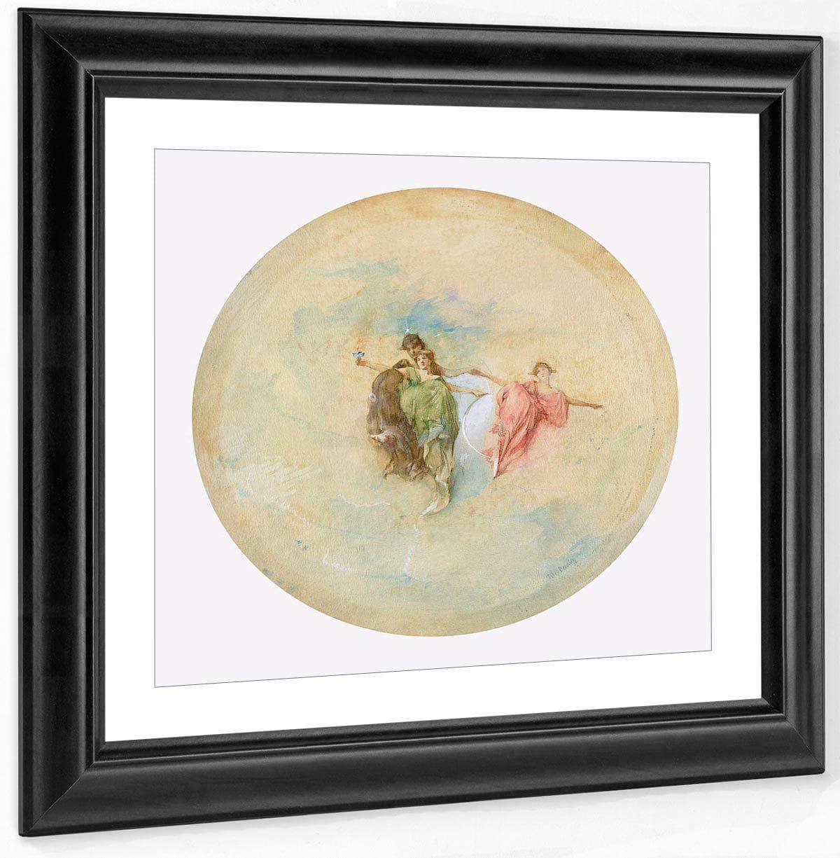 Dawn By Thomas Wilmer Dewing - Image 2