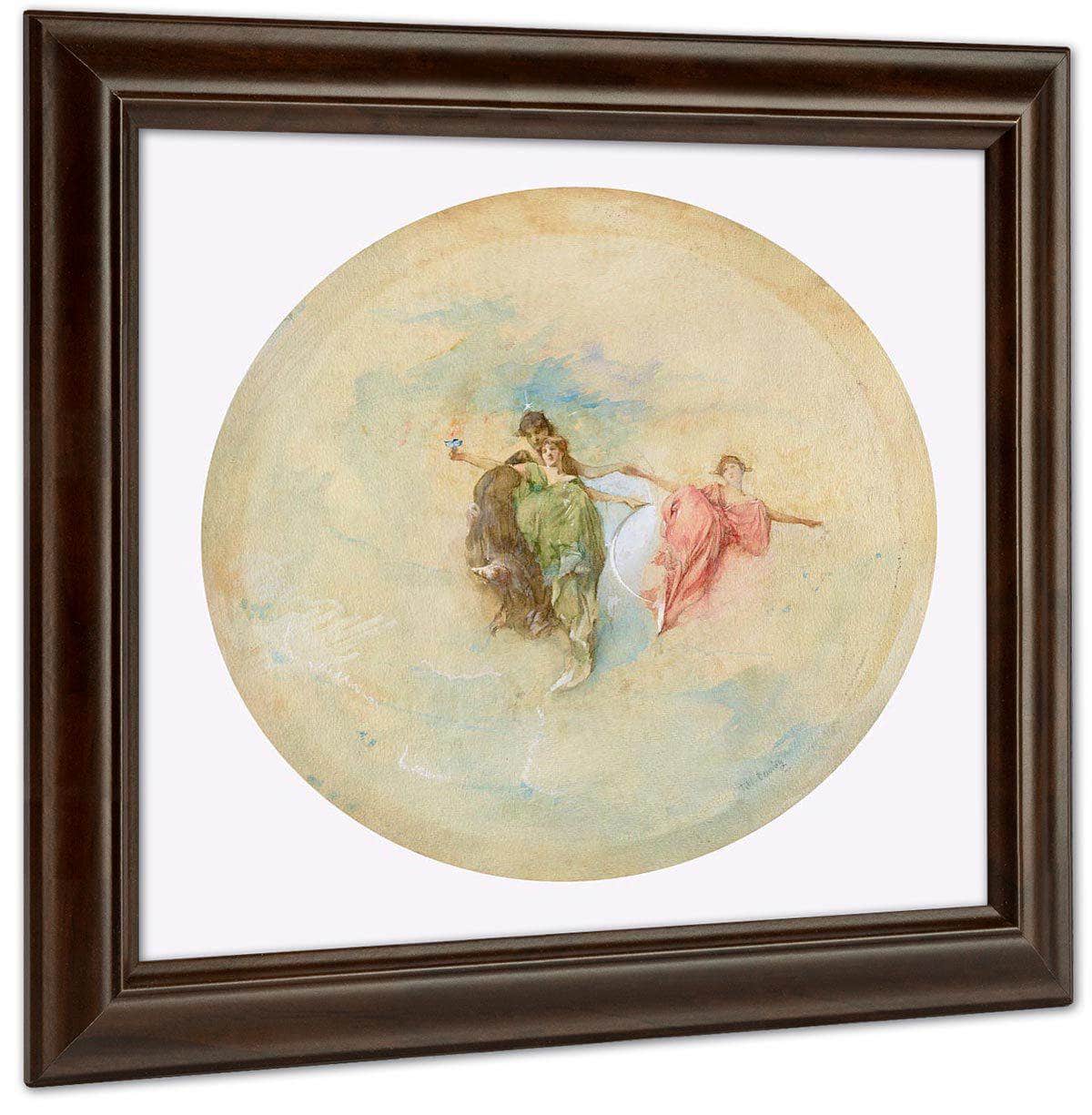 Dawn By Thomas Wilmer Dewing - Image 4