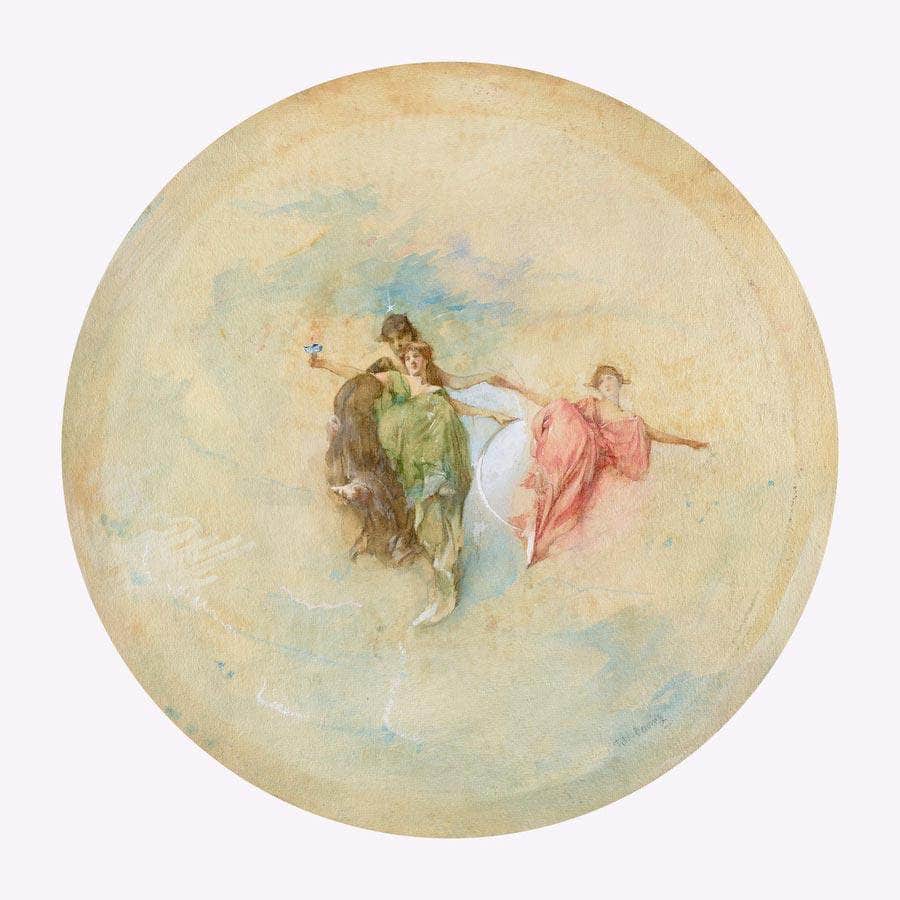 Dawn By Thomas Wilmer Dewing - Image 5