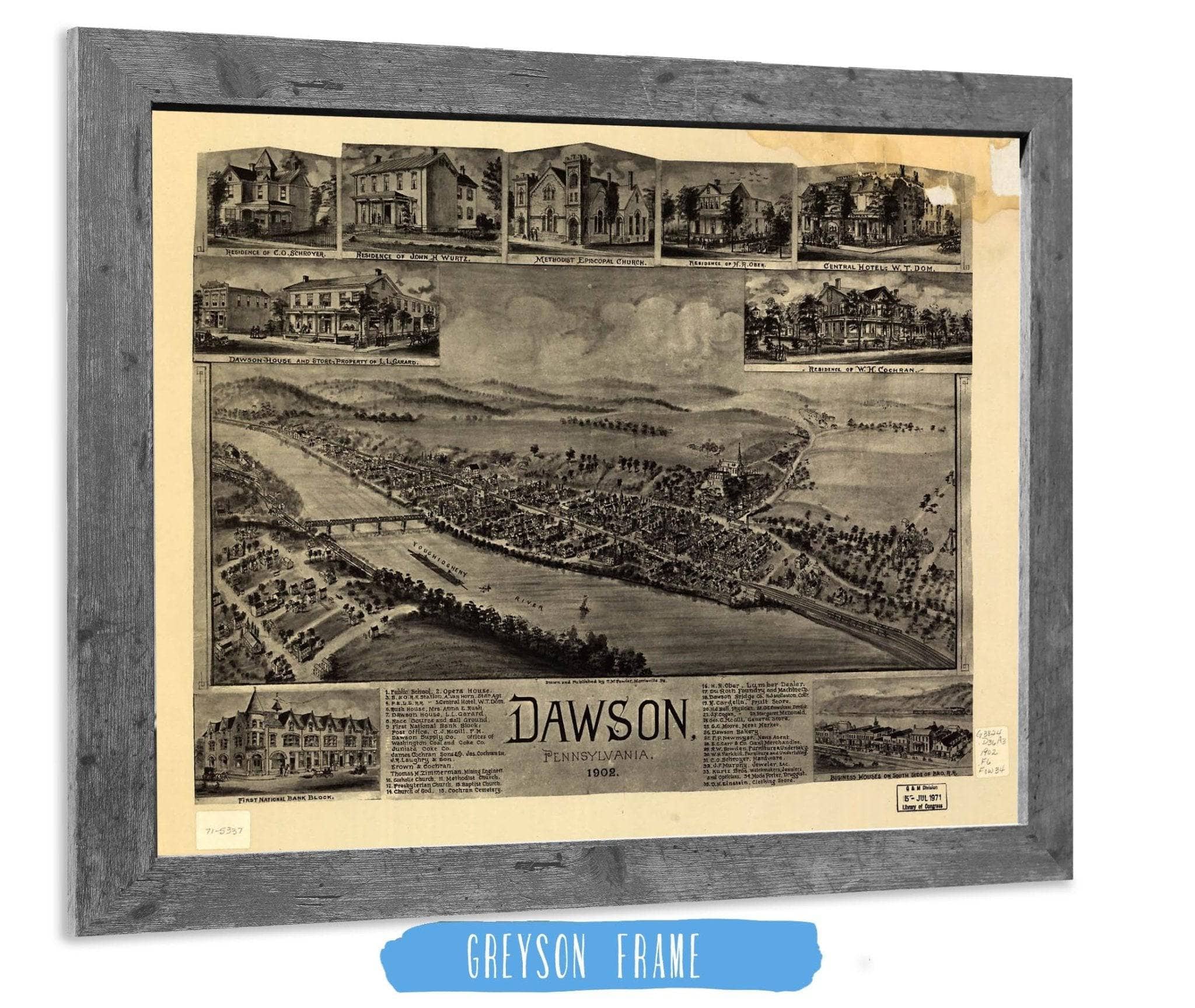 Dawson Pennsylvania 1902 State of Pennsylvania - Image 6