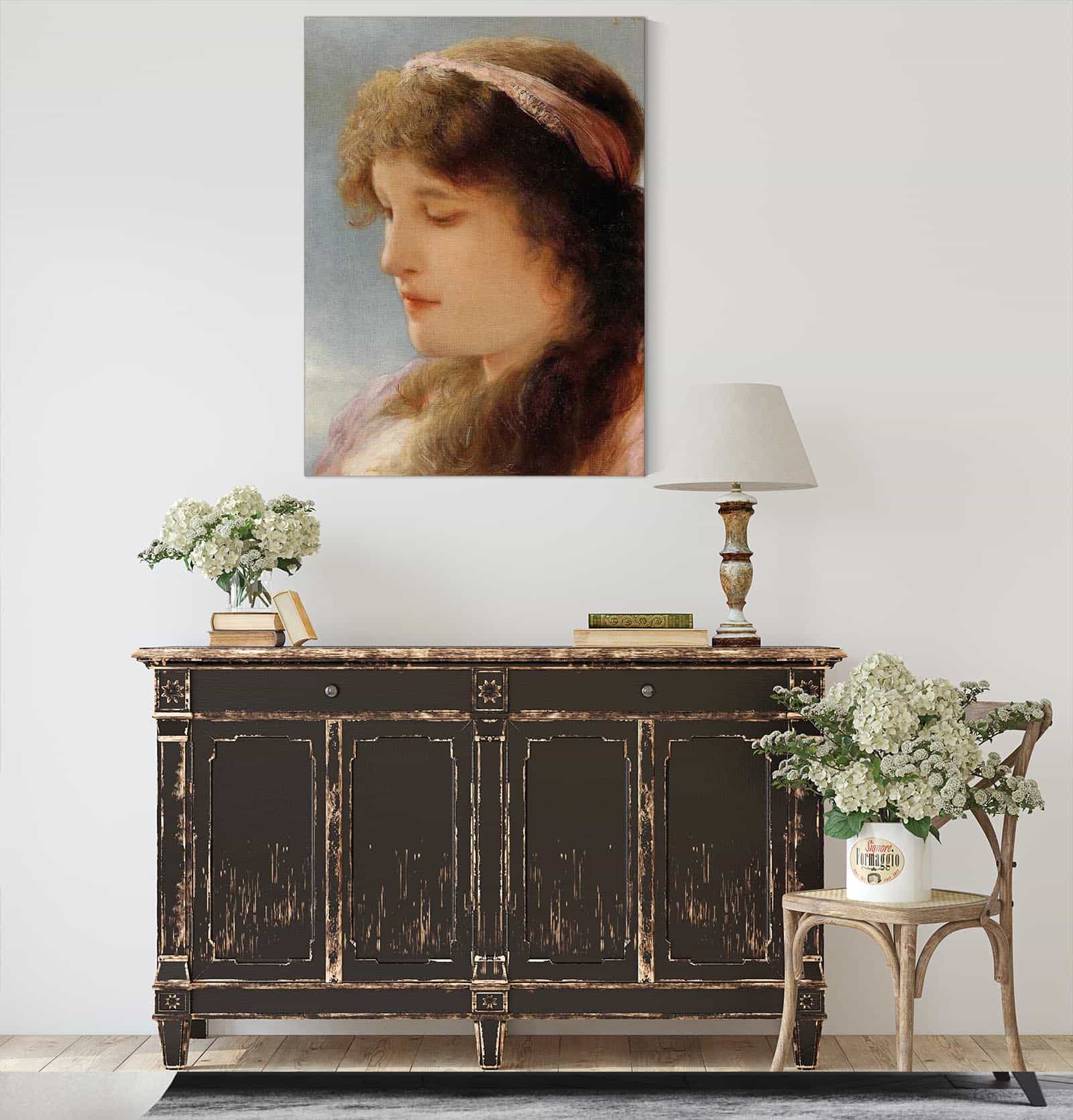 Daydreaming by Gabriel Von Max - Image 4