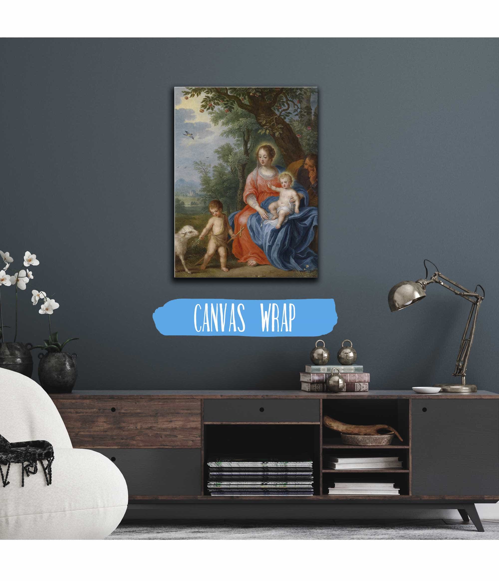 De Heilige Familie Met Johannes by Jan Brueghel The Younger - Image 3