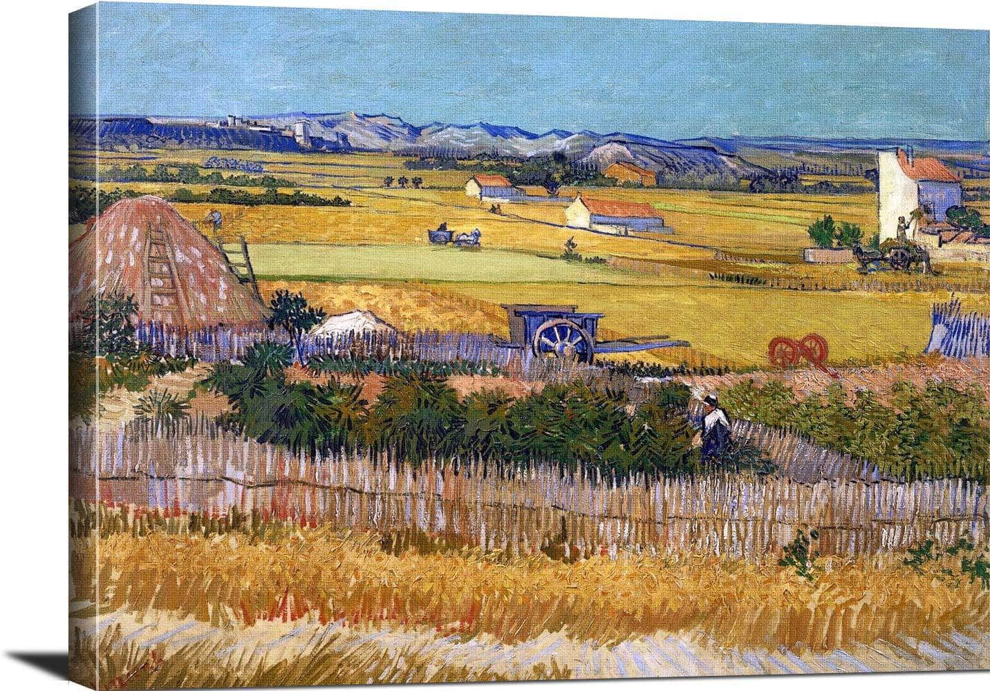 De Oogst The Harvest Painting Vincent Van Gogh Canvas Art - Image 3