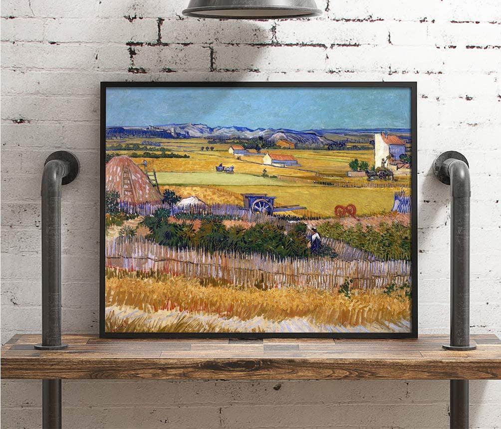 De Oogst The Harvest Painting Vincent Van Gogh Canvas Art - Image 4