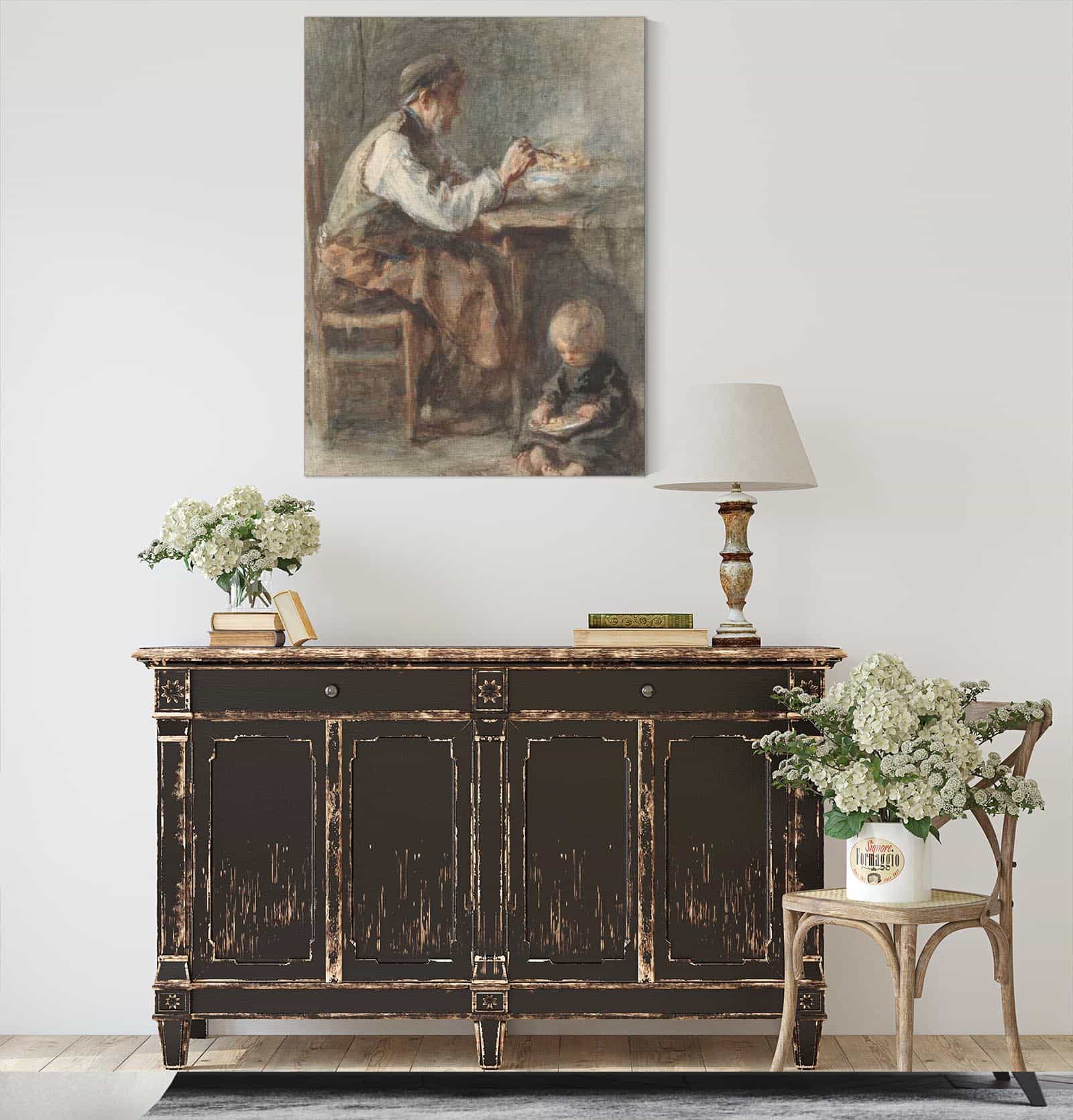 De Schoenmaker by Jozef Israels - Image 4