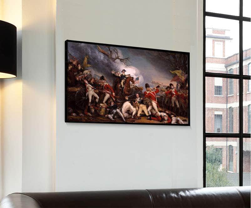 Death General Mercer Battle Princeton Painting John Turnbull Canvas Art - Image 4