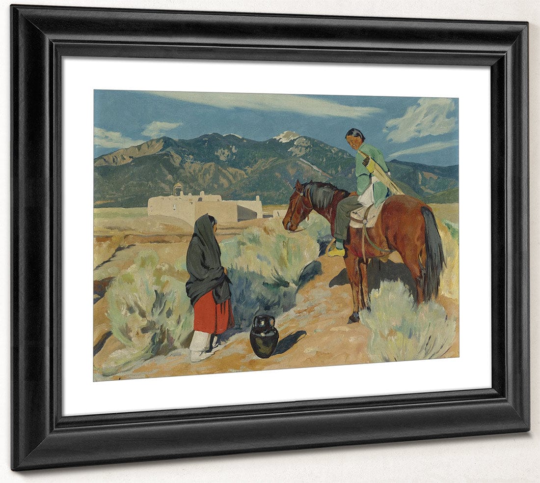 December Evening By Walter Ufer - Image 4