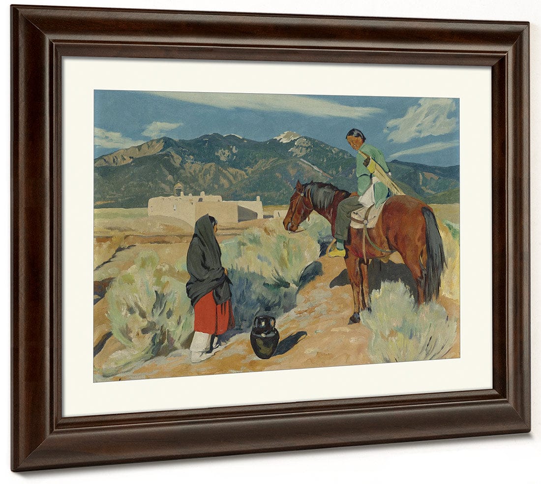 December Evening By Walter Ufer - Image 5