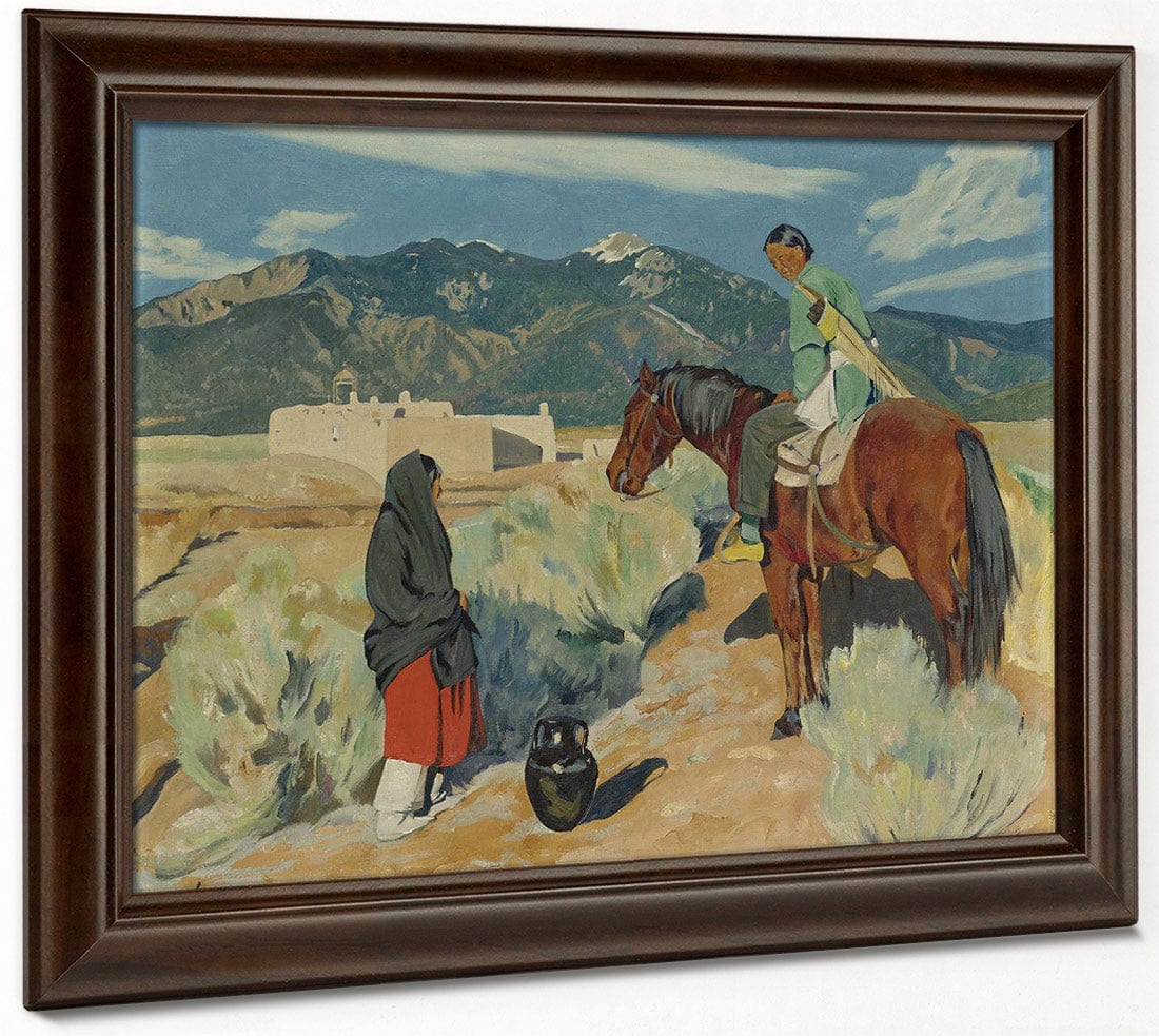 December Evening By Walter Ufer - Image 6