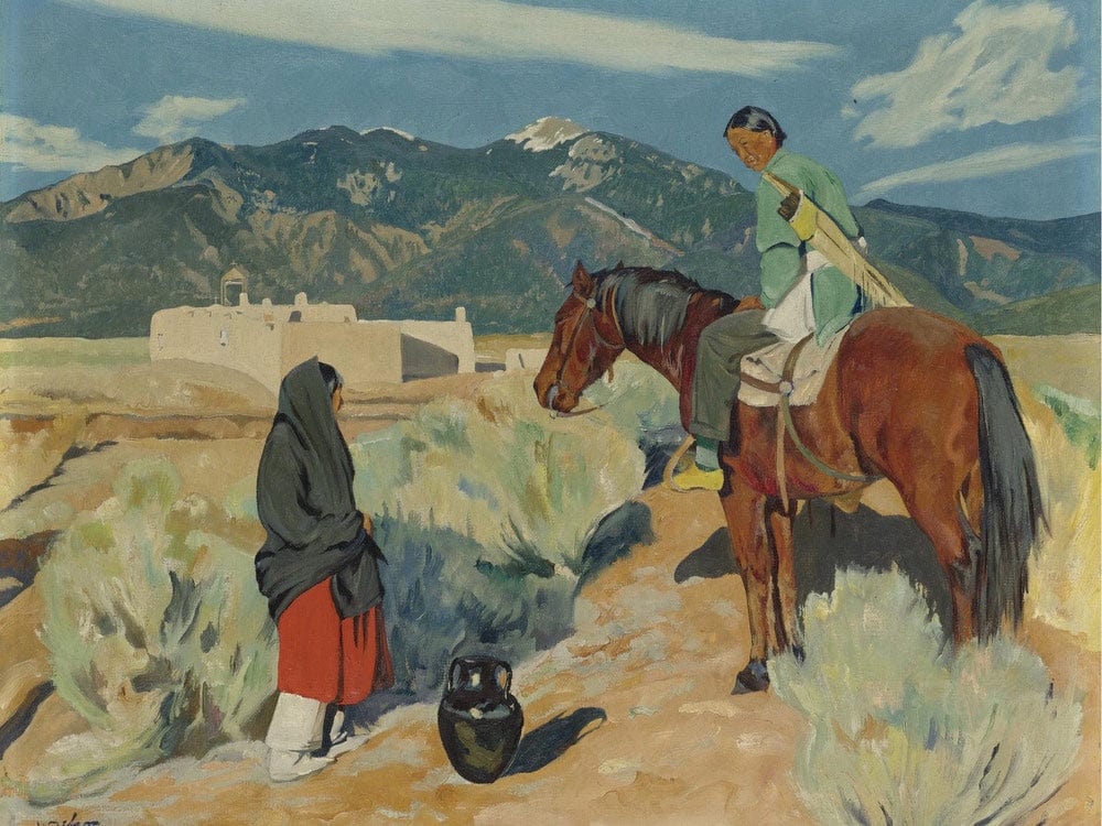 December Evening By Walter Ufer - Image 7