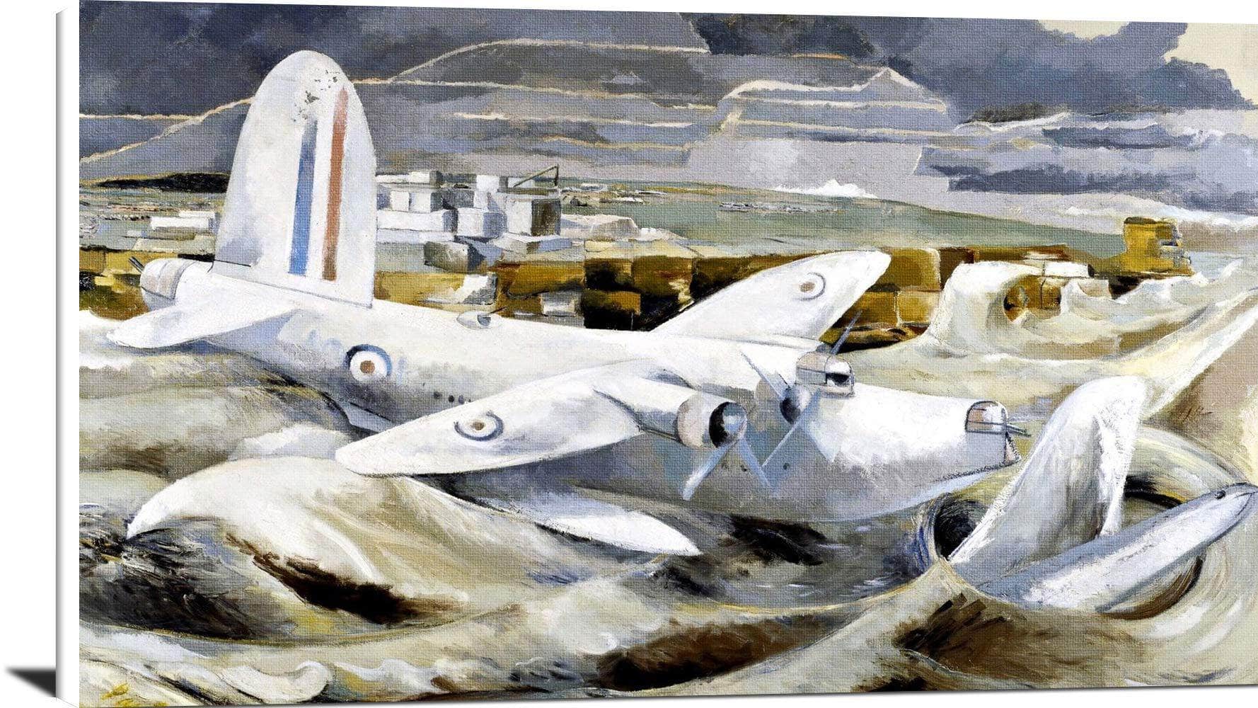 Defence Of Albion Painting Paul Nash Canvas Art